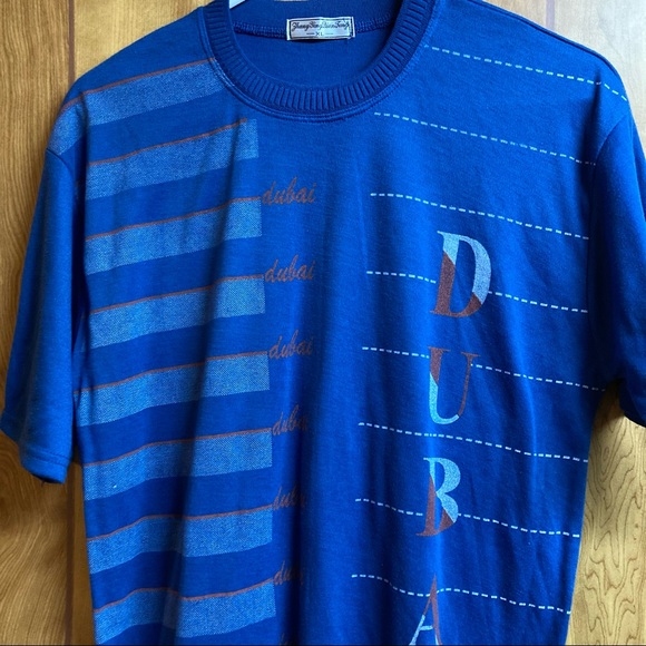 Dubai Tee Shirt Men’s XL Crewneck design soft material slim fit - Picture 3 of 7